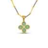 Φλοράλ Μενταγιόν με Pear Shaped Κρυσταλλα Swarovski και Ζιρκόν M155