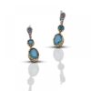 Σκουλαρίκια 925° με Swarovski πέτρες S052