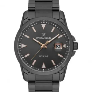 DANIEL KLEIN Black Stainless Steel Bracelet
